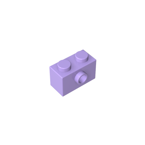 Gobricks,Brick Special 1 x 2 with 1 Center Stud on 1 Side,86876
