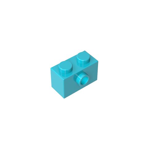 Gobricks,Brick Special 1 x 2 with 1 Center Stud on 1 Side,86876
