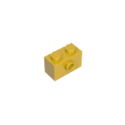 Gobricks,Brick Special 1 x 2 with 1 Center Stud on 1 Side,86876