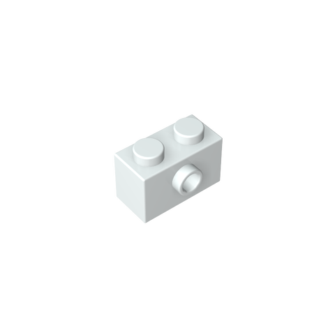 Gobricks,Brick Special 1 x 2 with 1 Center Stud on 1 Side,86876