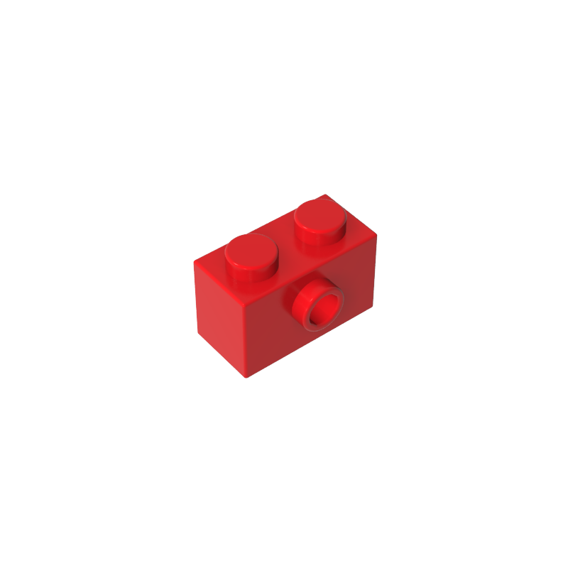 Gobricks,Brick Special 1 x 2 with 1 Center Stud on 1 Side,86876