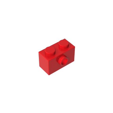 Gobricks,Brick Special 1 x 2 with 1 Center Stud on 1 Side,86876