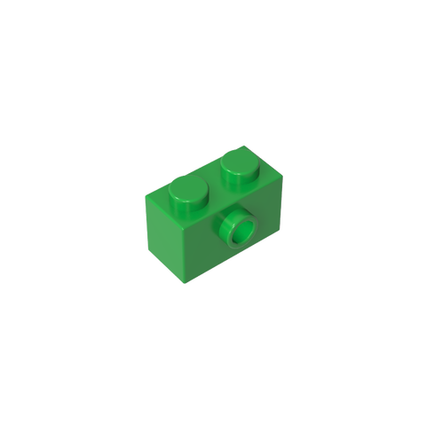 Gobricks,Brick Special 1 x 2 with 1 Center Stud on 1 Side,86876