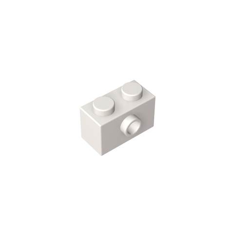 Gobricks,Brick Special 1 x 2 with 1 Center Stud on 1 Side,86876