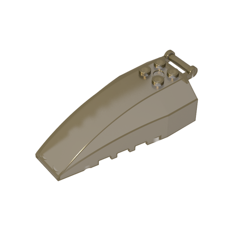 Gobricks,Windscreen 8 x 4 x 2 with 4 Studs and Handle,92579