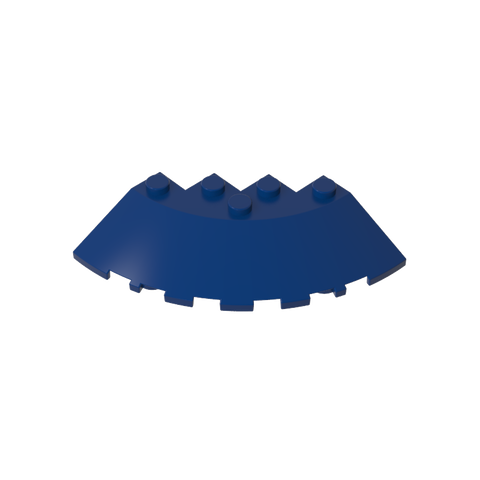 Gobricks,Brick Round Corner 6 x 6 with 33° Slope and Facet Cutout,95188