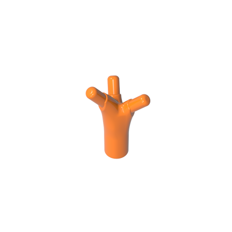 Gobricks,Bar 1L with 3 Sprouts/Prongs,68211