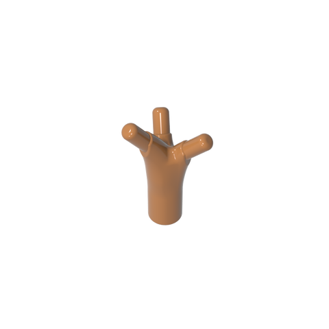 Gobricks,Bar 1L with 3 Sprouts/Prongs,68211