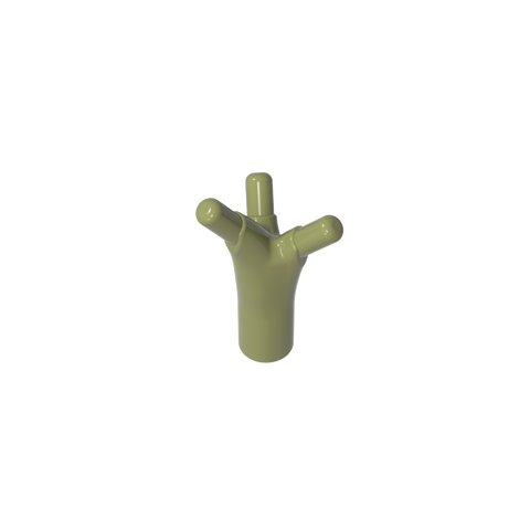 Gobricks,Bar 1L with 3 Sprouts/Prongs,68211