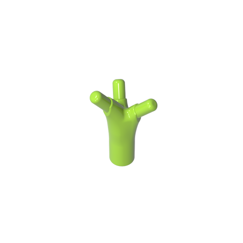 Gobricks,Bar 1L with 3 Sprouts/Prongs,68211