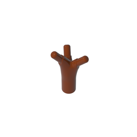 Gobricks,Bar 1L with 3 Sprouts/Prongs,68211