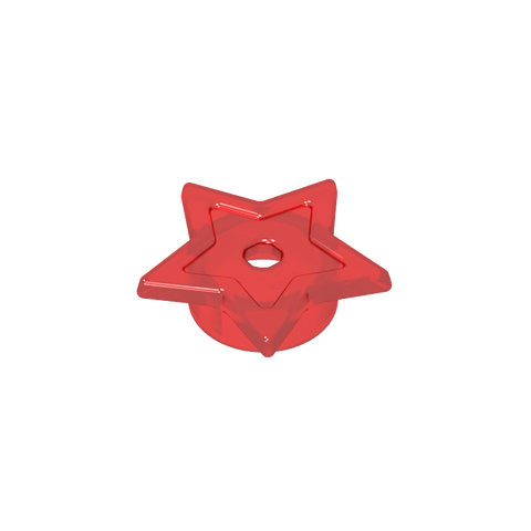 Gobricks,Star with Stud Holder,11609
