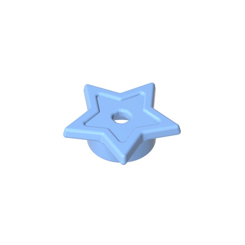 Gobricks,Star with Stud Holder,11609