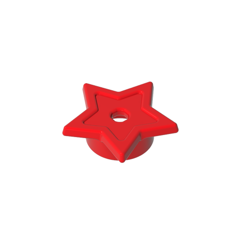 Gobricks,Star with Stud Holder,11609