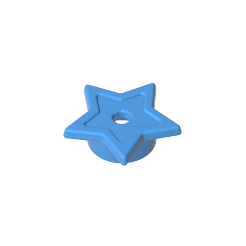 Gobricks,Star with Stud Holder,11609