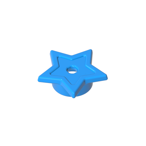Gobricks,Star with Stud Holder,11609