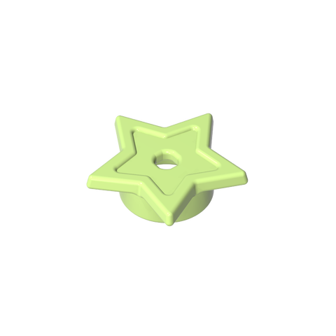 Gobricks,Star with Stud Holder,11609