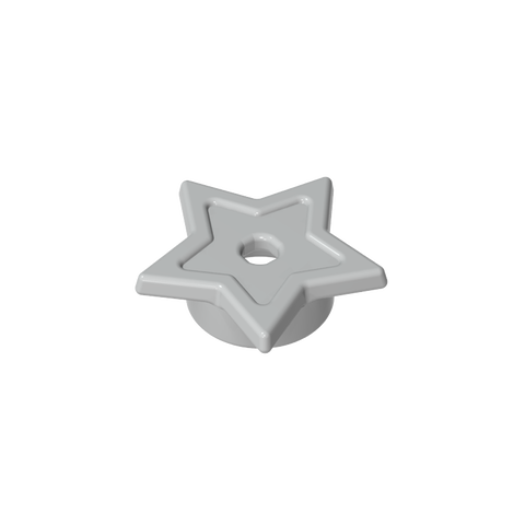 Gobricks,Star with Stud Holder,11609