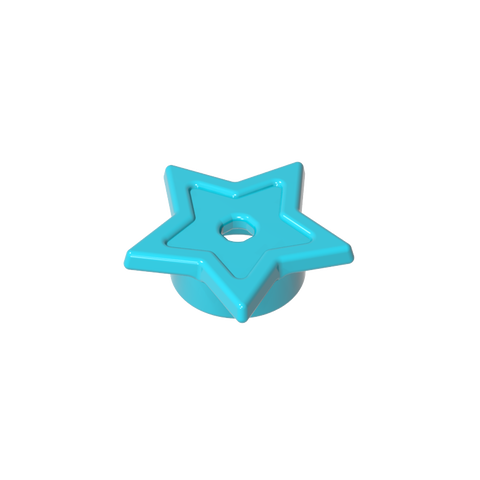 Gobricks,Star with Stud Holder,11609
