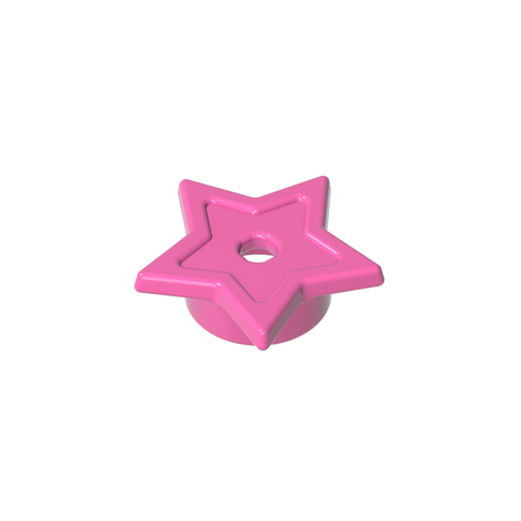 Gobricks,Star with Stud Holder,11609