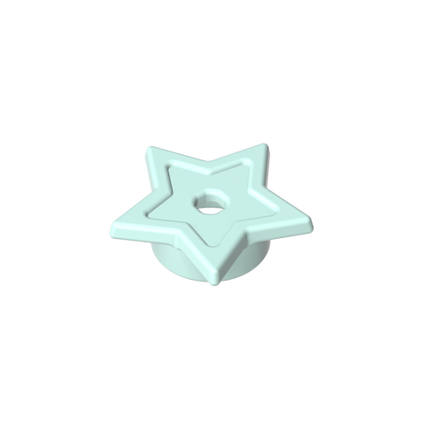 Gobricks,Star with Stud Holder,11609