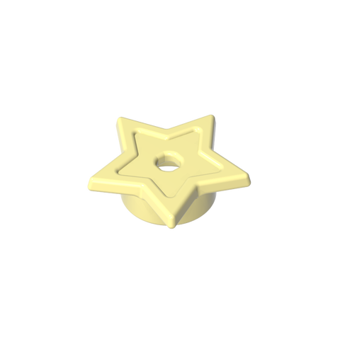 Gobricks,Star with Stud Holder,11609
