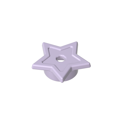 Gobricks,Star with Stud Holder,11609