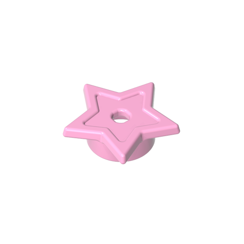 Gobricks,Star with Stud Holder,11609