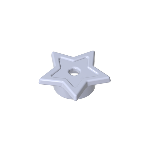 Gobricks,Star with Stud Holder,11609