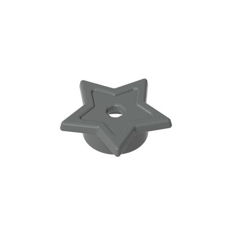 Gobricks,Star with Stud Holder,11609