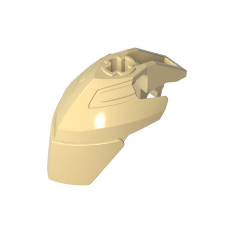 Gobricks,Large Figure Helmet/ Visor with Clip,11269