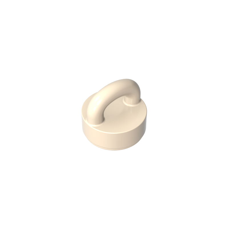 Gobricks,Tile Round 1 x 1 Special with Clip-Bar,77813