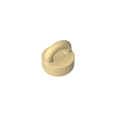 Gobricks,Tile Round 1 x 1 Special with Clip-Bar,77813