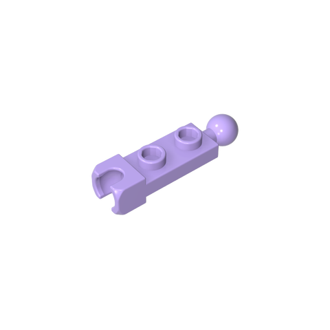Gobricks,Plate Special 1 x 2 with 5.9mm End Cup and Towball,14419