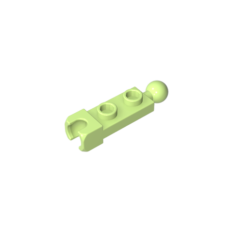 Gobricks,Plate Special 1 x 2 with 5.9mm End Cup and Towball,14419