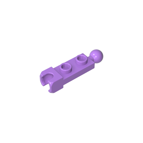 Gobricks,Plate Special 1 x 2 with 5.9mm End Cup and Towball,14419