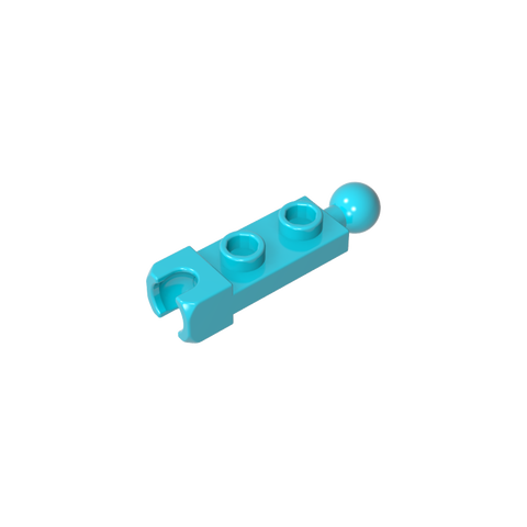 Gobricks,Plate Special 1 x 2 with 5.9mm End Cup and Towball,14419
