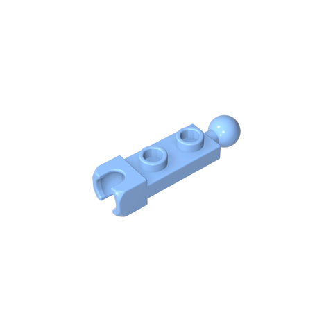 Gobricks,Plate Special 1 x 2 with 5.9mm End Cup and Towball,14419