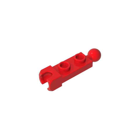 Gobricks,Plate Special 1 x 2 with 5.9mm End Cup and Towball,14419