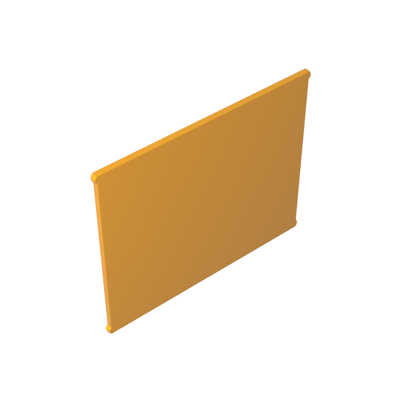 Gobricks,Glass for Frame 1 x 6 x 6,42509