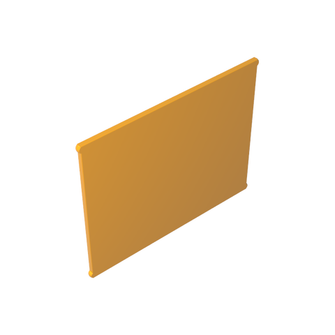 Gobricks,Glass for Frame 1 x 6 x 6,42509