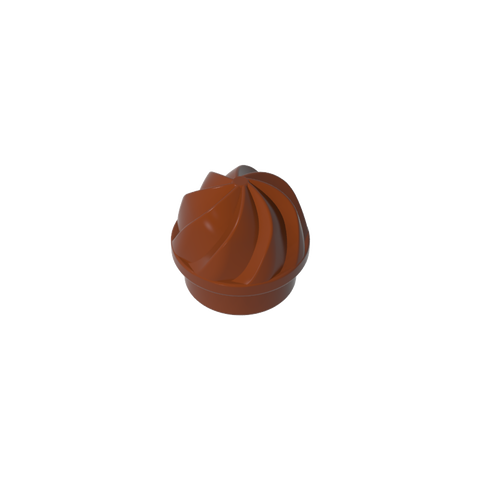 Gobricks,Plate Round 1 x 1 Swirled Top,15470