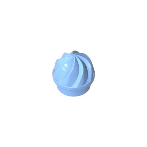 Gobricks,Plate Round 1 x 1 Swirled Top,15470