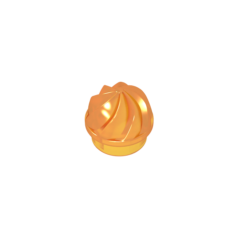 Gobricks,Plate Round 1 x 1 Swirled Top,15470