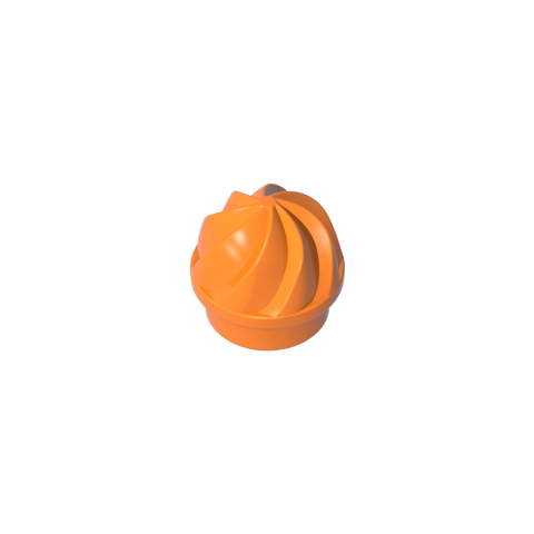 Gobricks,Plate Round 1 x 1 Swirled Top,15470
