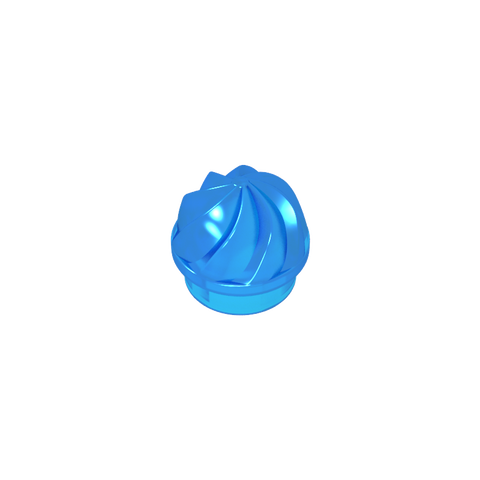 Gobricks,Plate Round 1 x 1 Swirled Top,15470