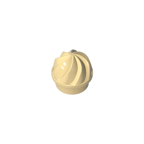 Gobricks,Plate Round 1 x 1 Swirled Top,15470