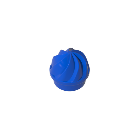 Gobricks,Plate Round 1 x 1 Swirled Top,15470