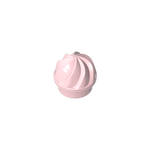 Gobricks,Plate Round 1 x 1 Swirled Top,15470