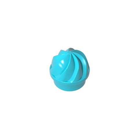 Gobricks,Plate Round 1 x 1 Swirled Top,15470